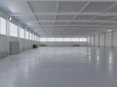Warehouse Interior 5 3D model
