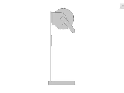 3-Reel Lubricant Dispensing Station - Lubricantera Industrial  3D model