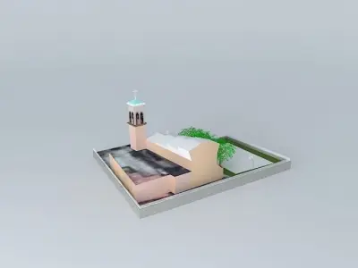 CHURCH OF SAN JUAN BAUTISTA Cerano, GUANAJUATO, MEXICO. Free 3D model