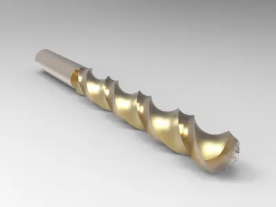 Helical Drill Bit 3D model
