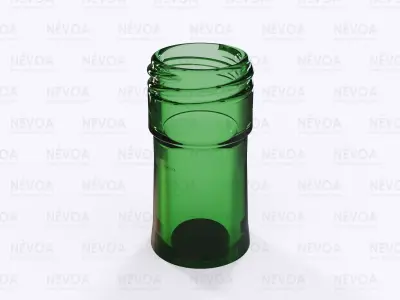 Glass finish - GME 30 14 - 31 5H 60 2-start thread pilfer proof 3D model