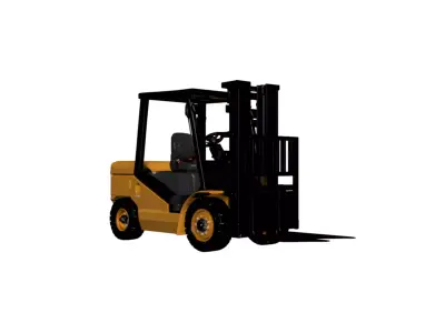 Compact Light-Duty Forklift Small Capacity Industrial Vehicle 3D model