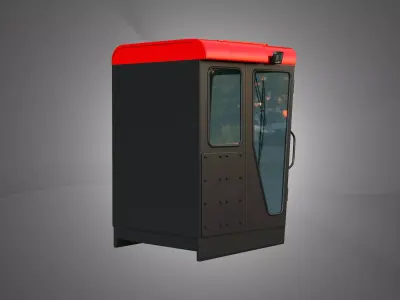 Cabine - Combine 1688 3D model