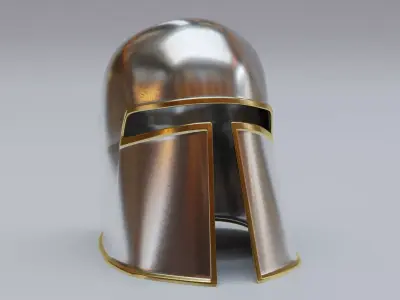 HELMET MEDIEVAL 3D MODEL Low-poly 3D model