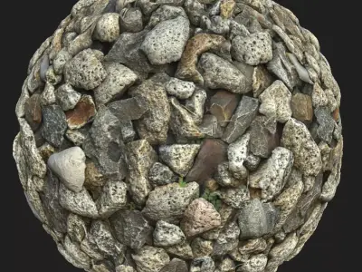 RAILWAY STONES 3D model