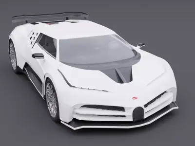 Bugatti centodieci 3D model