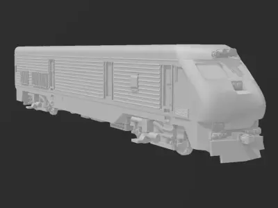 MTA LIRR EMD DM30AC Diesel-Electric Locomotive 3D print model