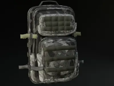3D military bag model 3D model