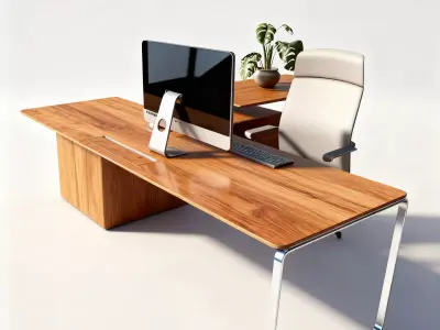 Office space model 3D model