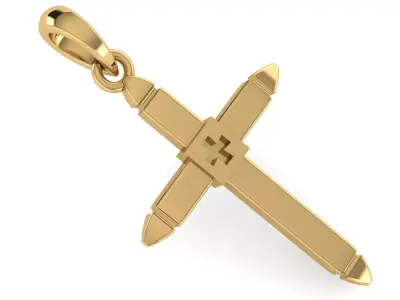 CROSS PENDANT CR182 3D print model