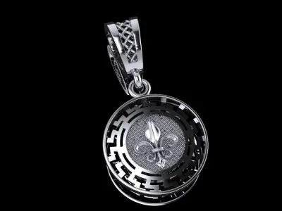 snake pendant Free 3D print model