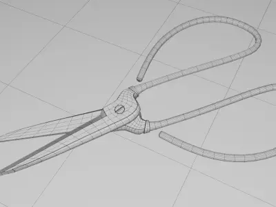 Scissors 3D model 3D model