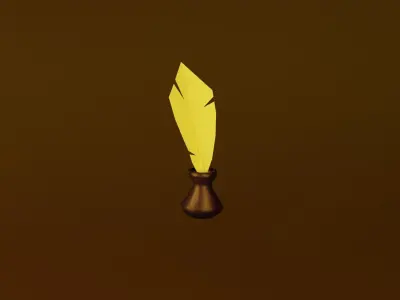 Book set Free low-poly 3D model
