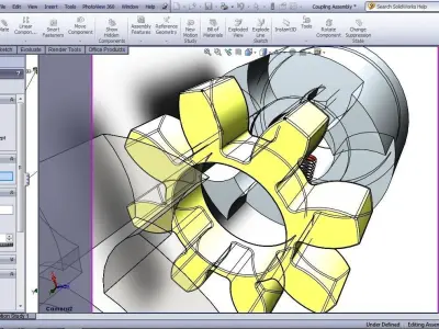 Flexible Coupling Free 3D model