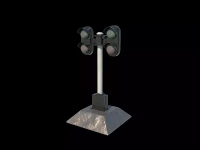 Traffic signs  3D model purchase