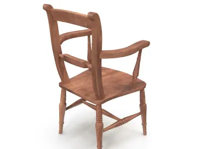 R128556 Antique Chair Free 3D model