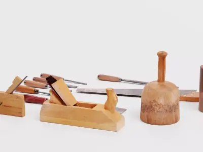 -Carpentry Tools- 3D model