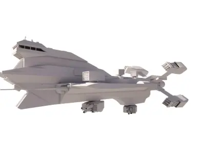  Spaceship-spacecraft-Ultra18 3D model