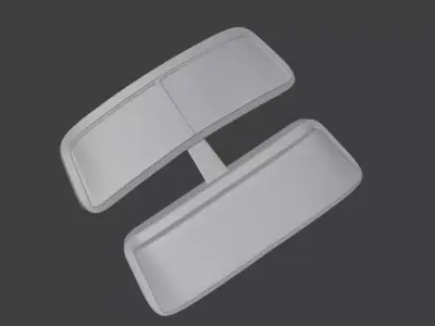 Windshield for 1959 GMC D860 and 1964 BW7000 Free 3D print model