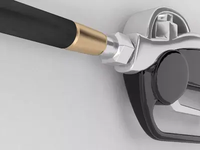 OIL DISPENSER NOZZLE Low-poly 3D model