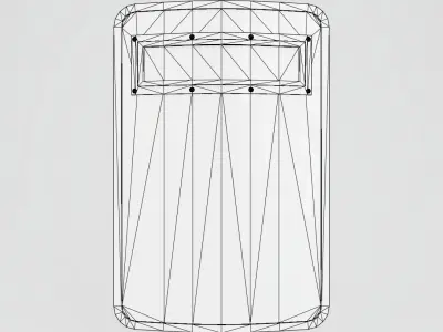 Ballistic Shield Low Poly PBR 3D Model Low-poly 3D model