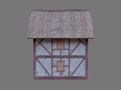 Medieval House 1 3D model purchase