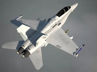 McDonnell Douglas FA-18 Hornet 3D model buy