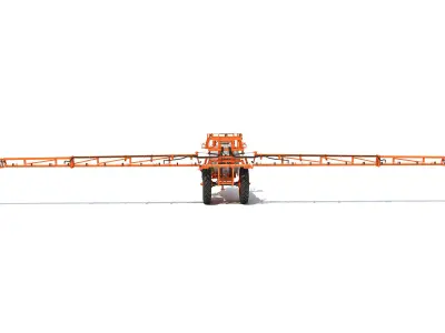 Trailed Farm Sprayer 3D model