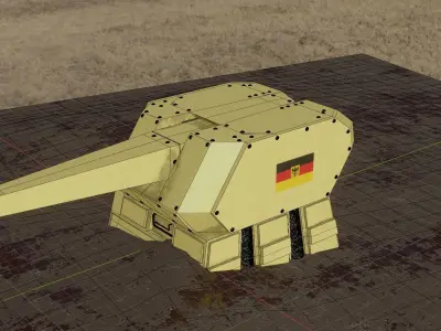 Mantis Anti-Air 3D model