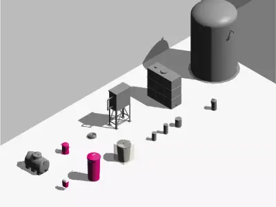 Bucky - Pack of revit families 3D model