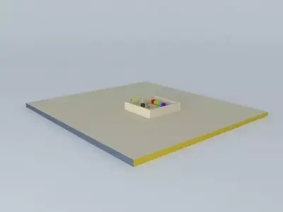 No Odinary Fork lift 2 (sketchyphysics) Free 3D model