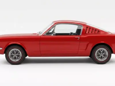 Classic 1965 American Muscle Fastback 3D model