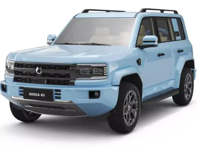 2026 BYD DENZA B5 with Interior 3D model