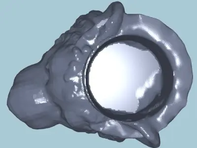 MakeIT Panther Vase Planter 3D Model 3D model