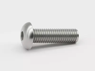 Dome Head Allen Screw 3D model