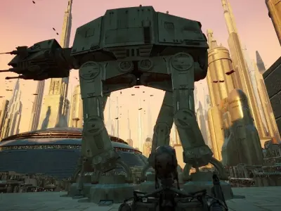 ATAT Shoot animation 3D model