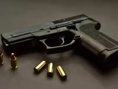 PISTOL two guns Low-poly 3D model