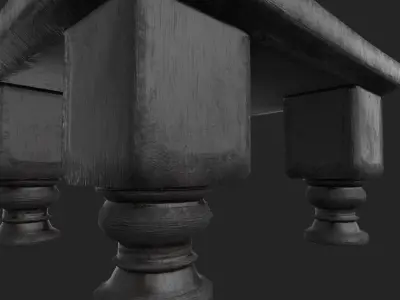 Ritualistic Stool 3D model