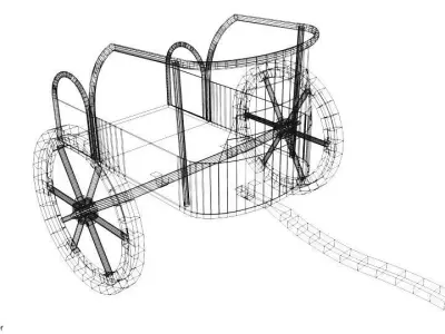 Chariot - Hittites 3D model