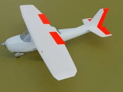 VULTEE BT-13 VALIANT Low-poly 3D model