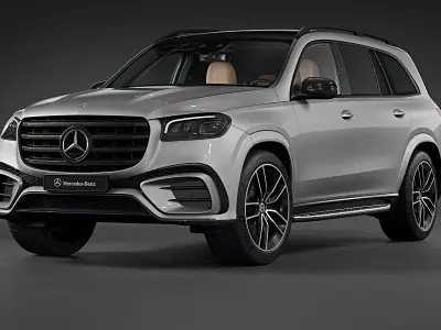2024 Mercedes-Benz GLS 3D model