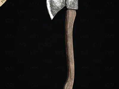 Forest Axe - Diorama Miniature Tabletop - Lumberjack 3D print model