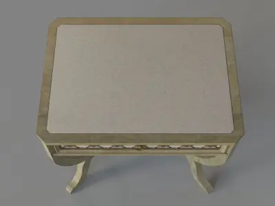 Bedroom Sanctuary Bedside Table 3D model