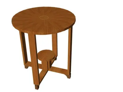  Old Cofee Table 3D model 3D model