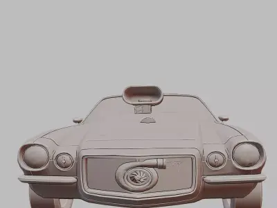 Drag Car 3D Printable  3D print model