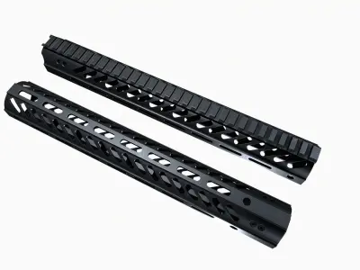 Mcsr-Rail-AR-15 Low-poly 3D model
