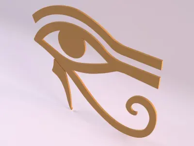 Egyptian Symbols - 019 Free low-poly 3D model
