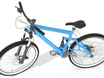Sportive Biker 4K 3D model