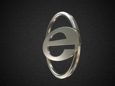 emerald logo 3D model