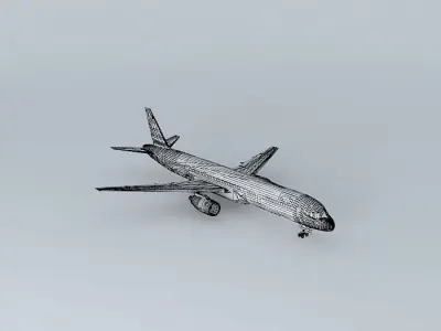 EOS Airlines Boeing 757 200 Free 3D model